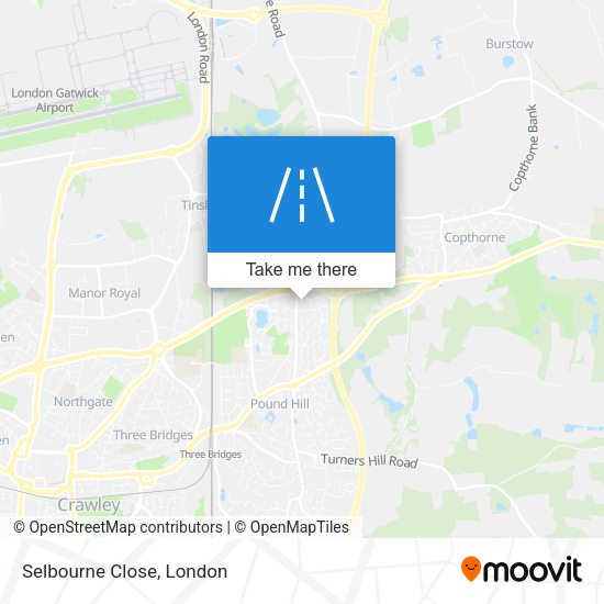 Selbourne Close map
