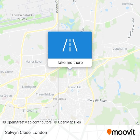 Selwyn Close map