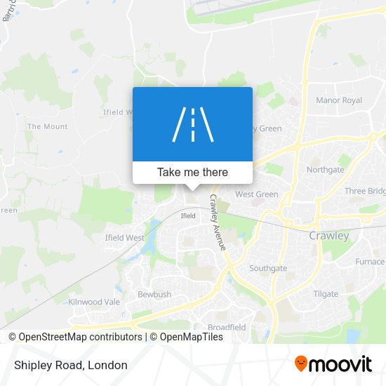 Shipley Road map