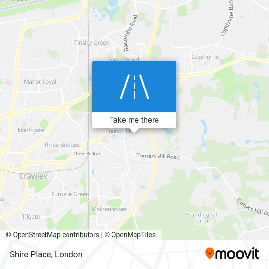 Shire Place map