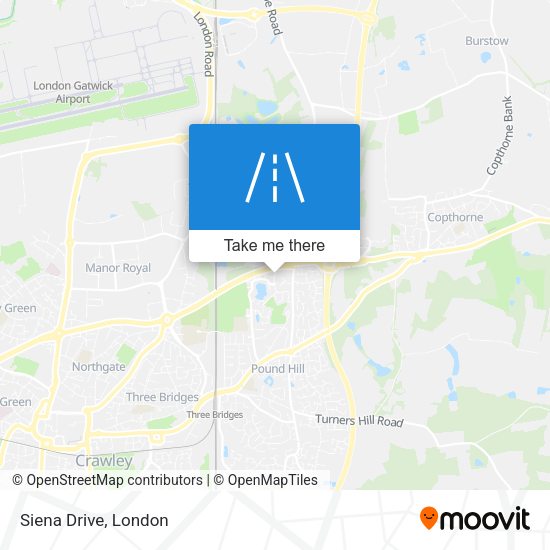 Siena Drive map