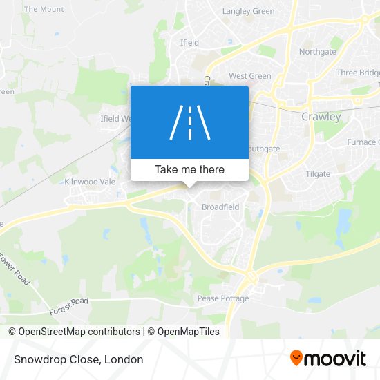 Snowdrop Close map