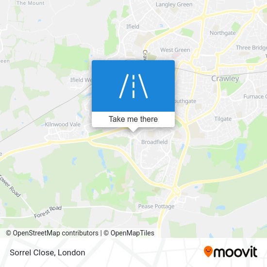 Sorrel Close map