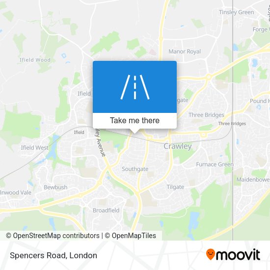 Spencers Road map