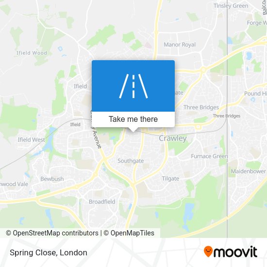 Spring Close map