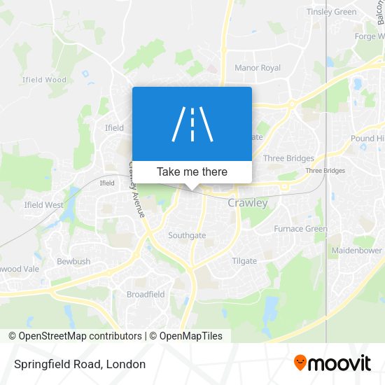 Springfield Road map
