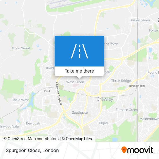 Spurgeon Close map