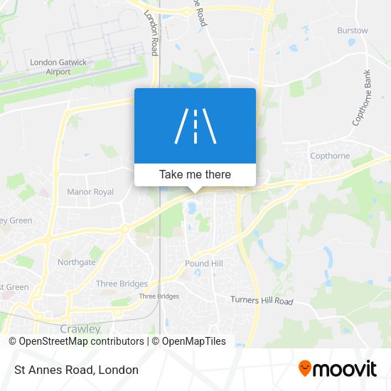 St Annes Road map