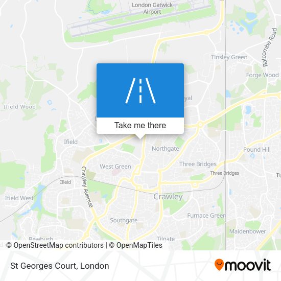 St Georges Court map