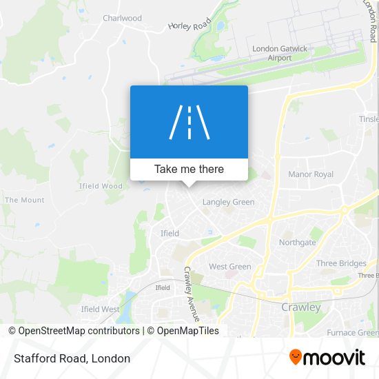 Stafford Road map