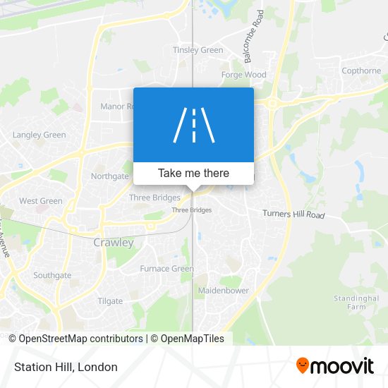 Station Hill map
