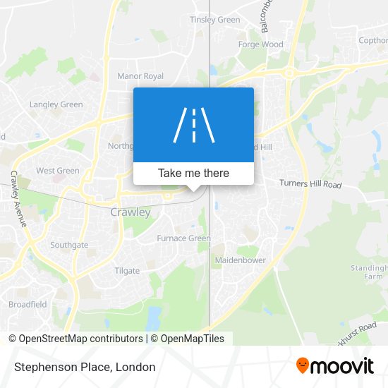 Stephenson Place map