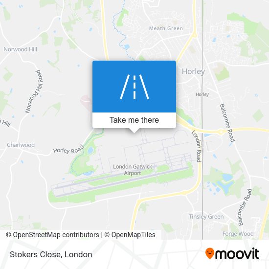 Stokers Close map