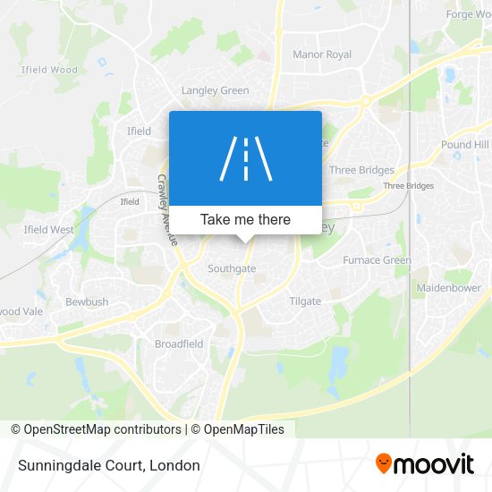 Sunningdale Court map