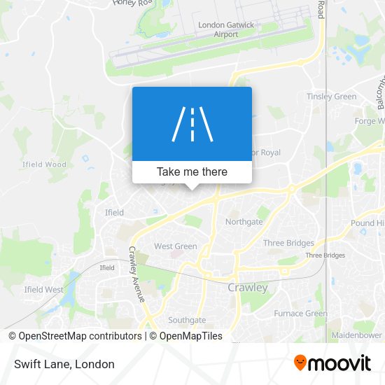 Swift Lane map