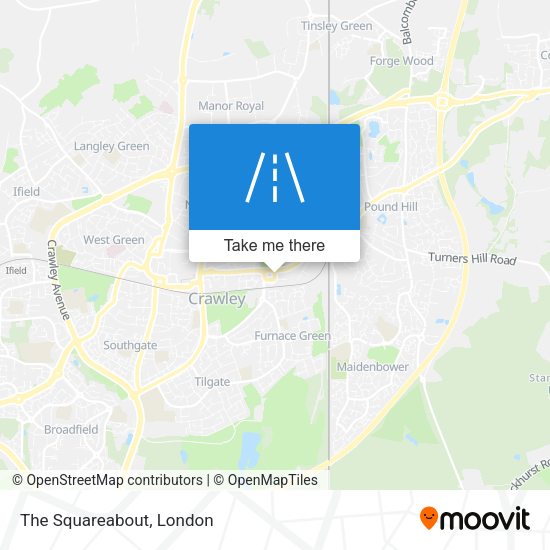 The Squareabout map