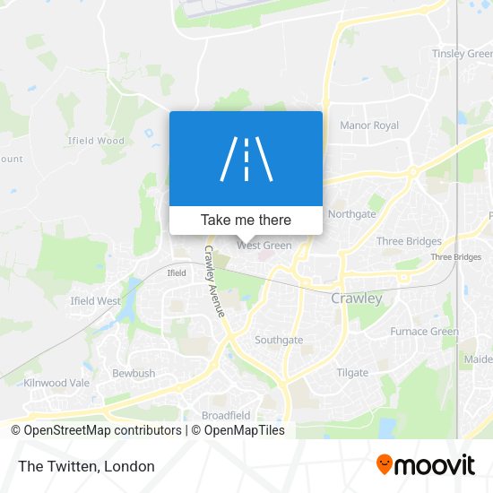 The Twitten map