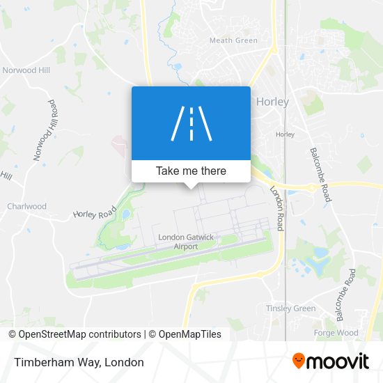 Timberham Way map