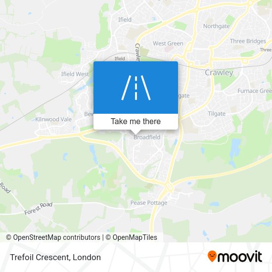Trefoil Crescent map