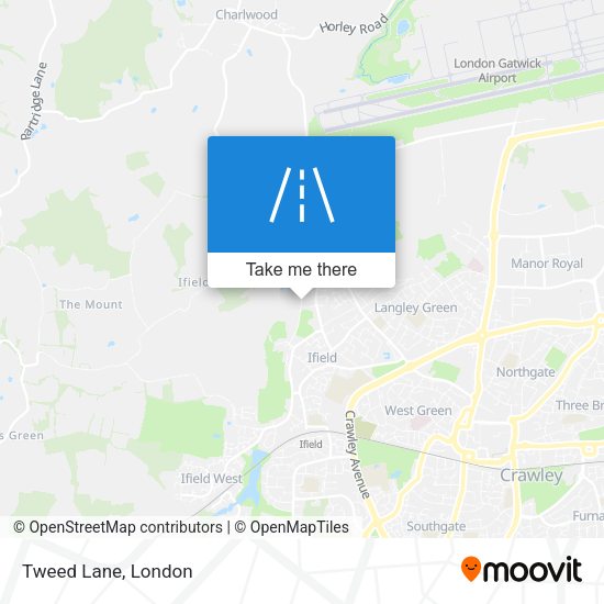 Tweed Lane map