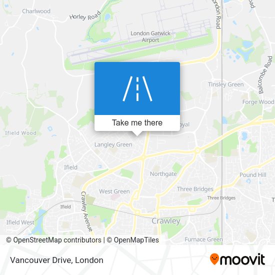 Vancouver Drive map