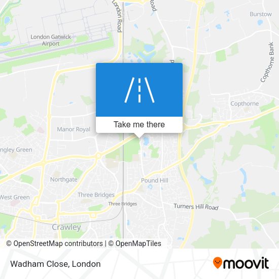 Wadham Close map