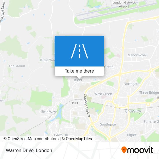 Warren Drive map