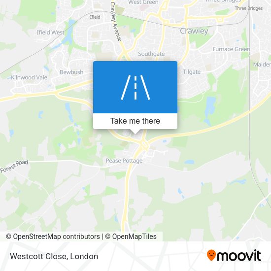 Westcott Close map