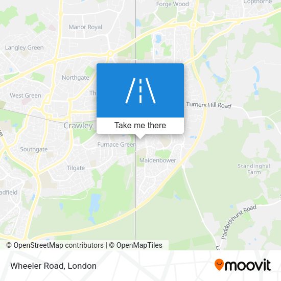 Wheeler Road map