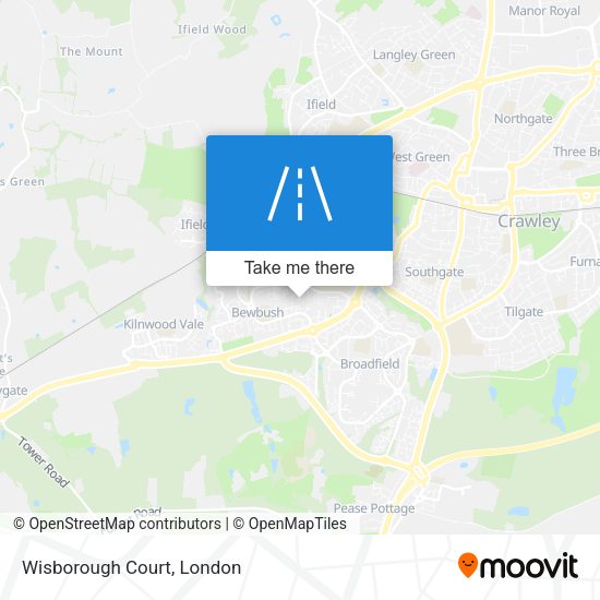 Wisborough Court map