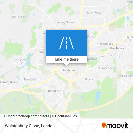 Wolstonbury Close map