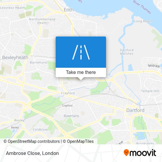 Ambrose Close map