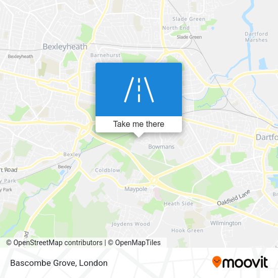 Bascombe Grove map