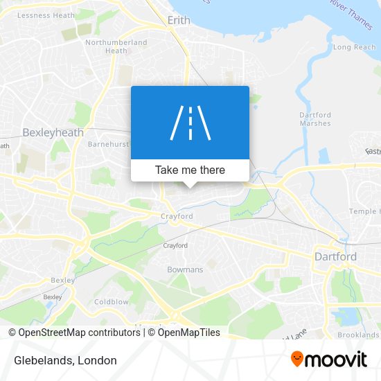 Glebelands map