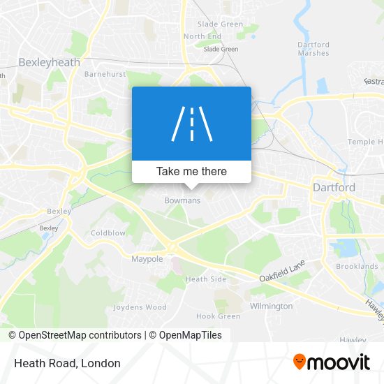 Heath Road map