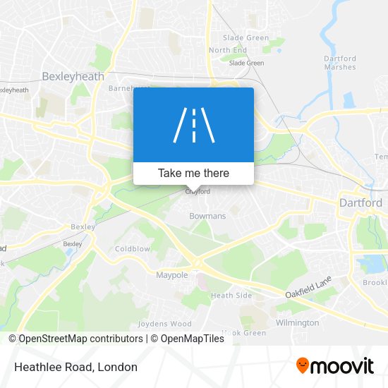 Heathlee Road map