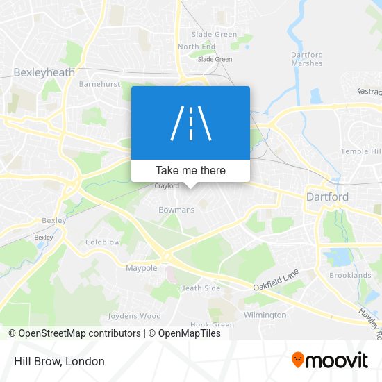 Hill Brow map