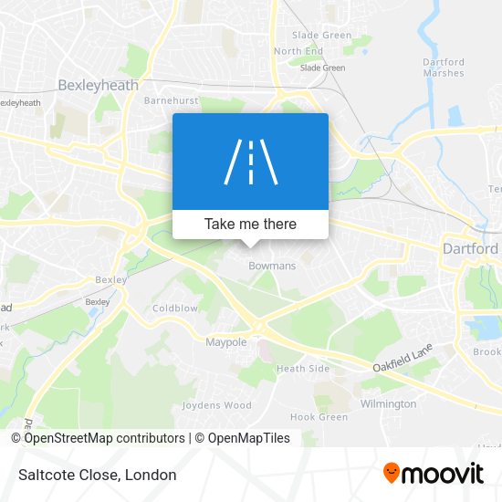 Saltcote Close map