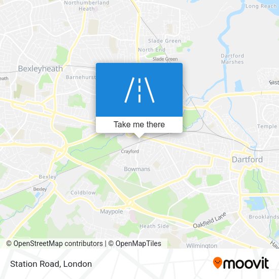 Station Road map