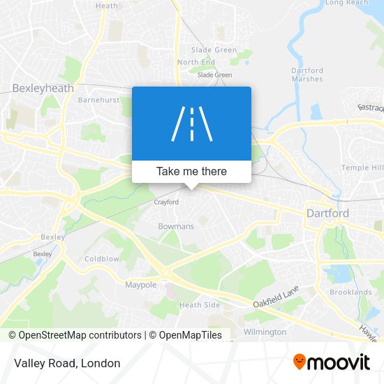 Valley Road map