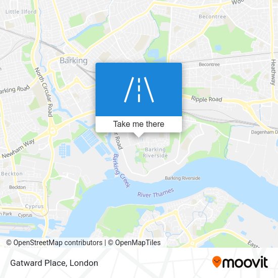 Gatward Place map