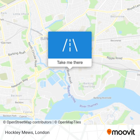 Hockley Mews map