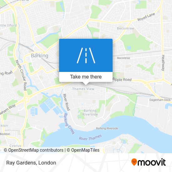 Ray Gardens map