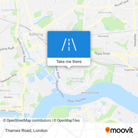 Thames Road map