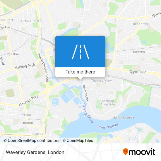 Waverley Gardens map