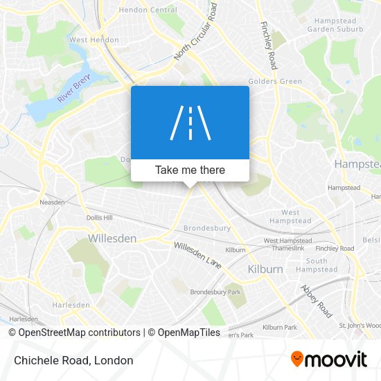 Chichele Road map