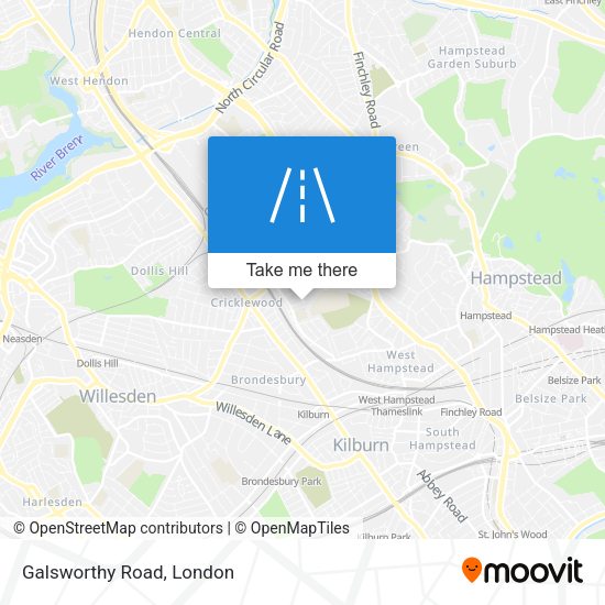 Galsworthy Road map