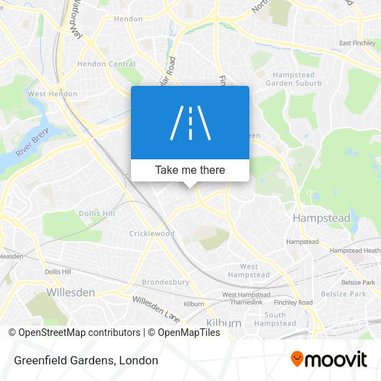 Greenfield Gardens map