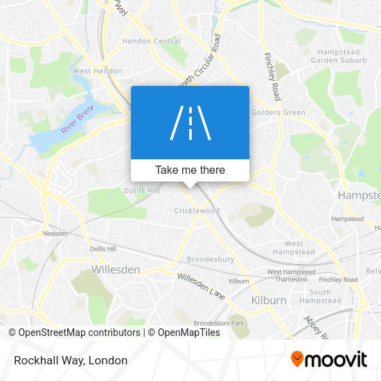 Rockhall Way map