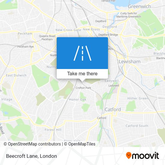 Beecroft Lane map